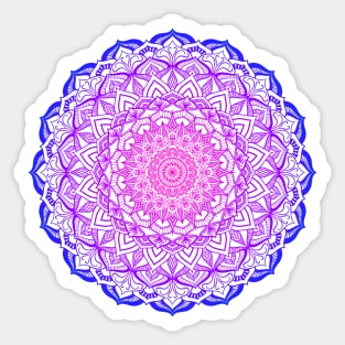 Bisexual Pride Mandala Sticker